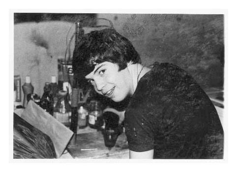 Nile processing a roll of film My brother developing film